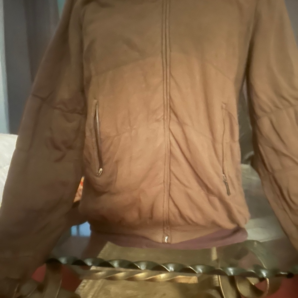 Philosophy Brown Zip Up Jacket - Picture 14 of 14